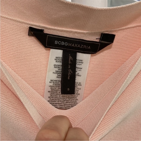 BCBG MAXAZRIAAMILYA DUSTY PINK SKIRT - Picture 3 of 8